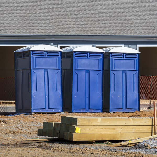 how can i report damages or issues with the portable restrooms during my rental period in Ladera Heights